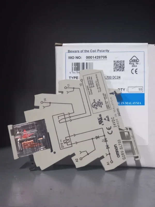 Omron G2RV-SL700 DC24 İnce Tip Slim Pano Rölesi 24V DC
