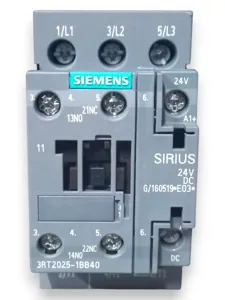 Siemens SIRIUS 3RT2025-1BB40 7.5kW 17A Güç Kontaktörü 24V DC 