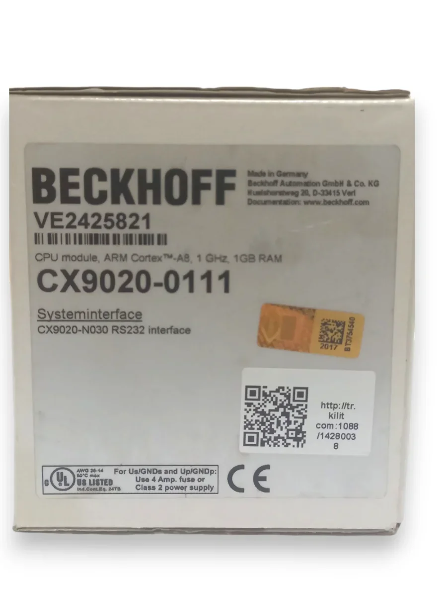Beckhoff CX9020-0111 Gömülü PC (Basic CPU - TwinCAT 3 PLC / Motion Uyumlu) - Görsel 7