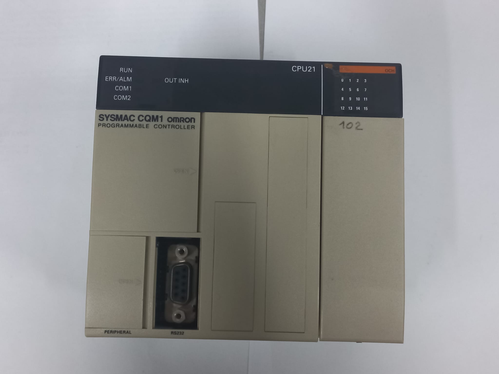 Omron SYSMAC CQM1-CPU21-E PLC İşlemci Modülü (24V DC / Korumalı CPU Modülü)