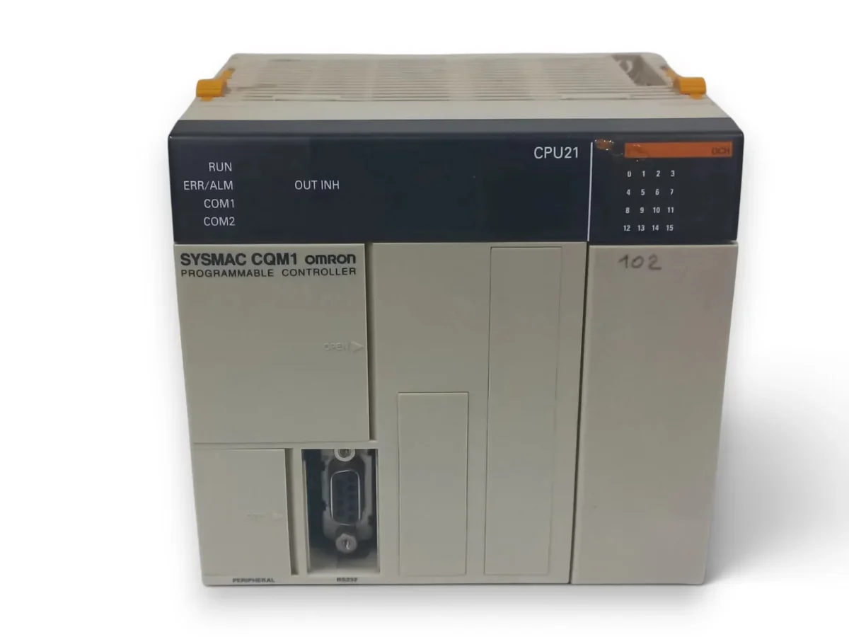 Omron SYSMAC CQM1-CPU21-E PLC İşlemci Modülü (24V DC / Korumalı CPU Modülü)