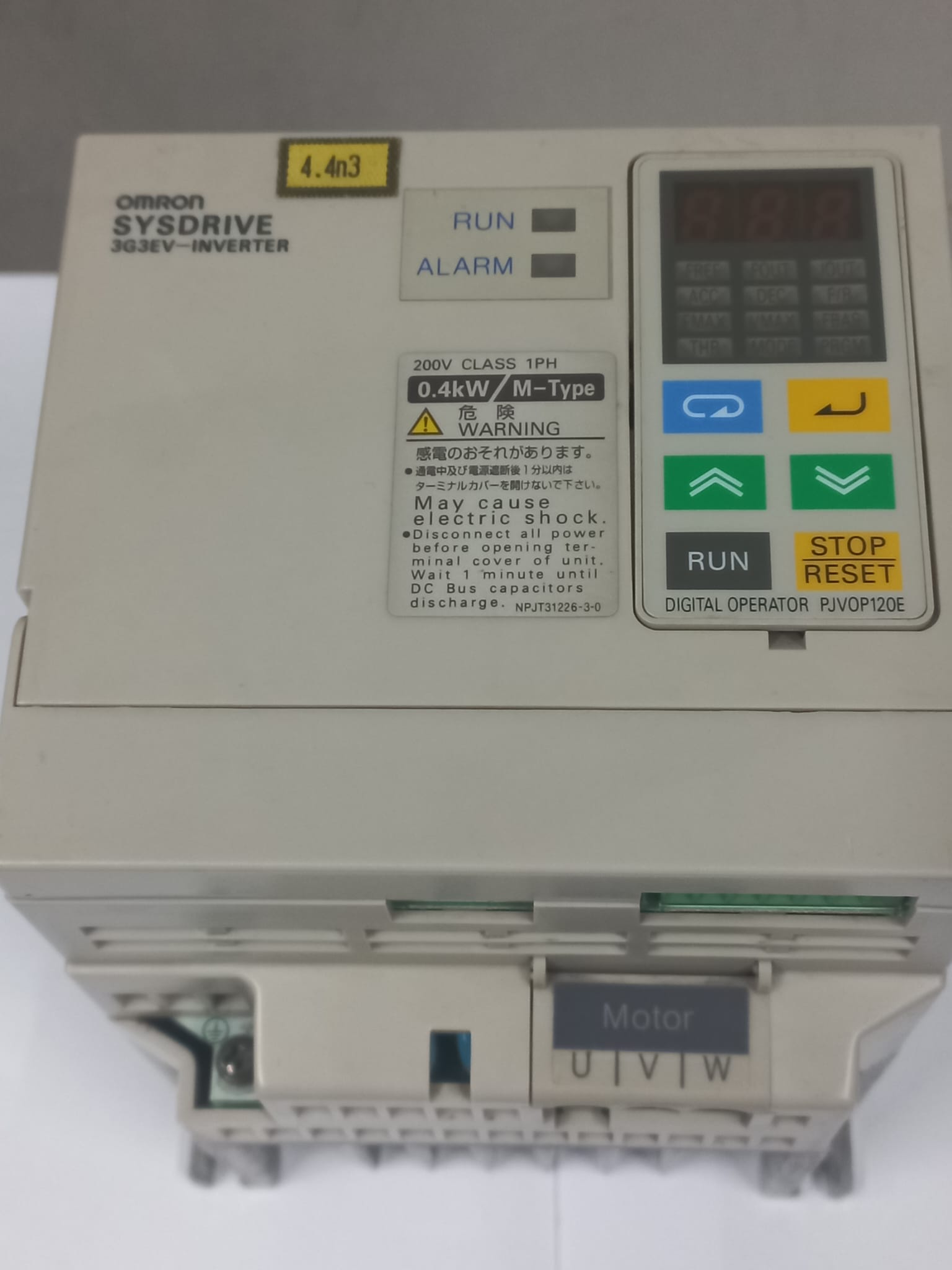 [OUTLET] OMRON SYSDRIVE 3G3EV İNVERTER FREKANS KONVERTÖRÜ MOTOR SÜRÜCÜ