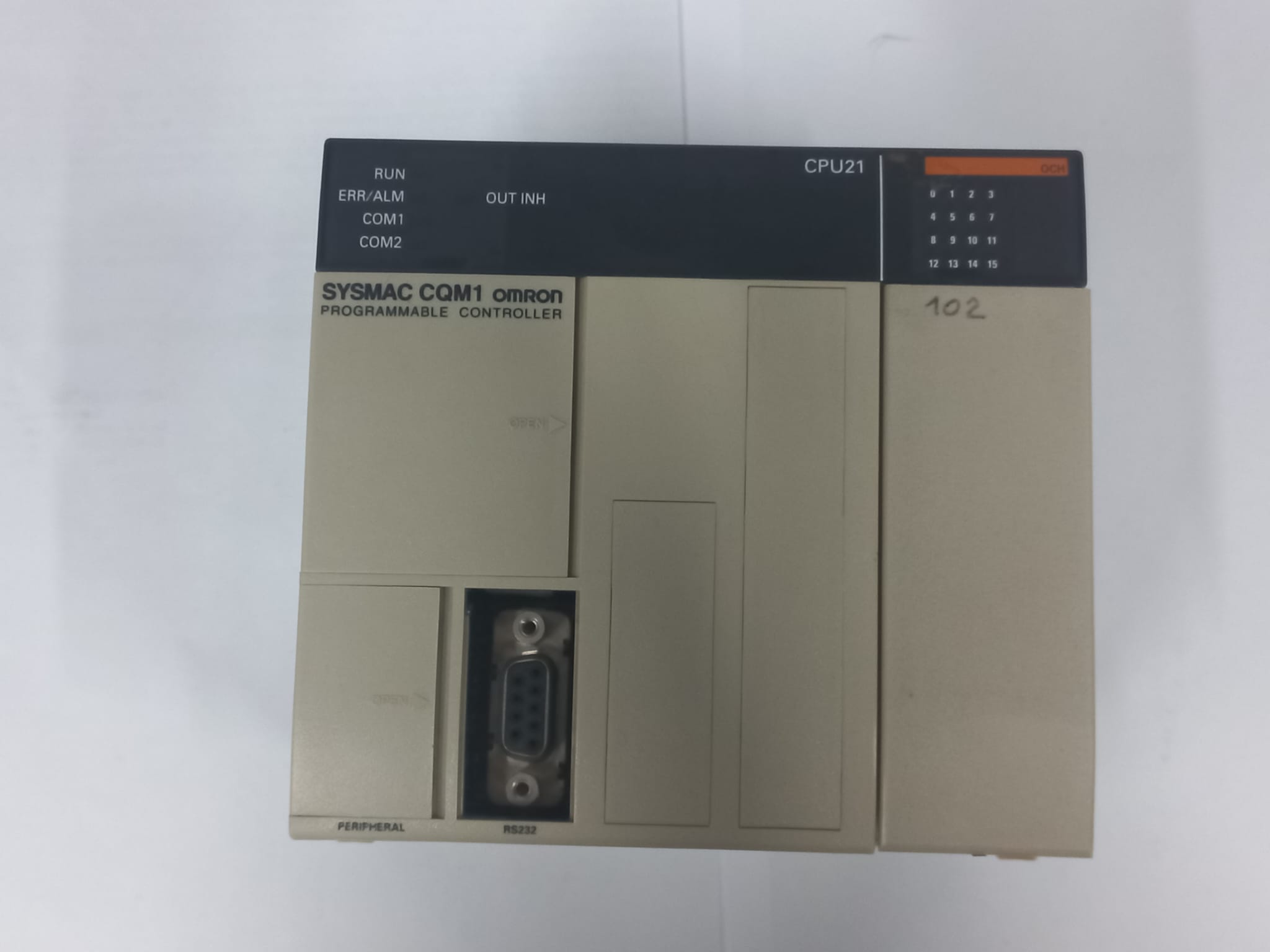 Omron SYSMAC CQM1-CPU21-E PLC İşlemci Modülü (24V DC / Korumalı CPU Modülü)