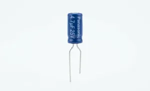 Panasonic 4.7uF 25V Radyal Alüminyum Elektrolitik Kondansatör - Orijinal Şerit Paket (Ammo Pack)