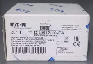 Eaton Moeller DILM12-10-EA 5.5kW 12A Güç Kontaktörü (Sıfır - Kutulu)