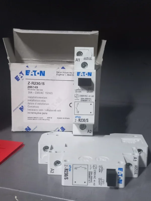 Eaton Z-R230/S Moeller Tesisat Rölesi 20A 230VAC 1NO (Sıfır - Kutulu)