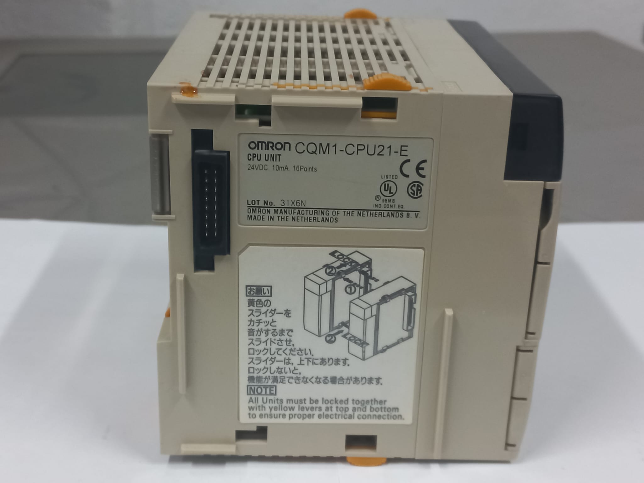 Omron SYSMAC CQM1-CPU21-E PLC İşlemci Modülü (24V DC / Korumalı CPU Modülü)