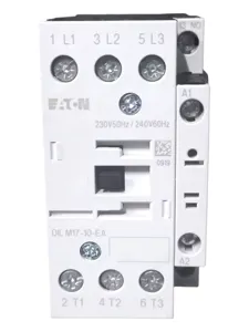 Eaton DILM17-10-EA Moeller Güç Kontaktörü (7.5kW 17A, 3 Kutuplu, 1NA Yardımcı Kontak, Sıfır - Orijinal Kutulu)