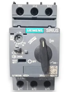 Siemens SIRIUS 3RV2021-4BA10 Motor Koruma Şalteri (13-20A, S0 Kasa, Termik Manyetik)